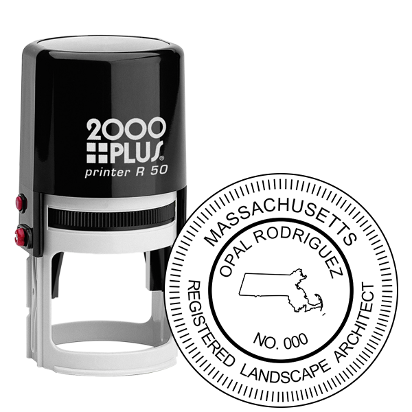 State of Massachusetts Landscape Architect Seal