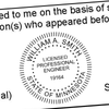 State of Minnesota Engineer Seal Seal Imprint
