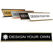 Traditional Engraved 2" x 12" Desk Nameplate