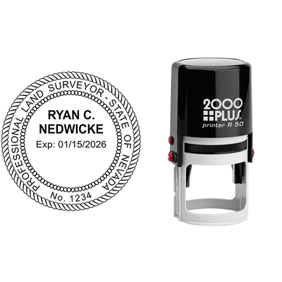 State of Nevada Land Surveyor Seal - alternate view