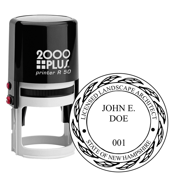 State of New Hampshire Landscape Architect Seal