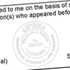 State of New Jersey Professional Engineer & Land Surveyor Seal Imprint