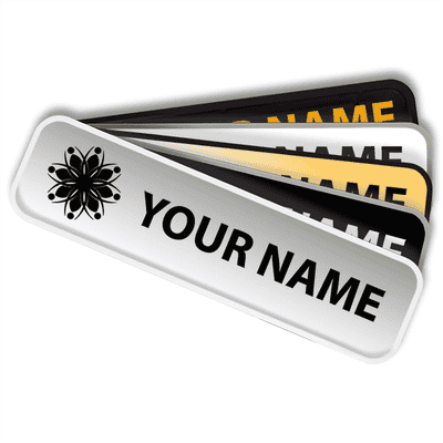 Rounded 2" x 8" Engraved Wall Sign (9128) - alternate view