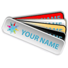 Rounded Full Color Wall Sign with Insert- 2" x 8" 
