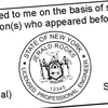 State of New York Engineer Seal Seal Imprint