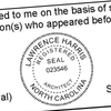 State of North Carolina Architect Seal Imprint