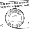 State of North Dakota Architect Seal Imprint
