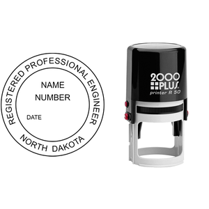State of North Dakota Engineer Seal Body and Imprint