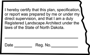 State of North Dakota Landscape Architect Certification