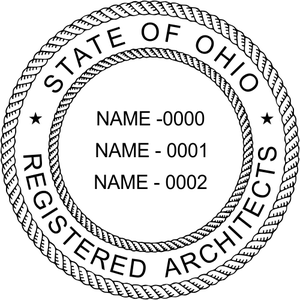 State of Ohio Architect Three Names