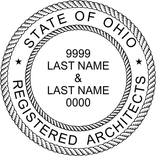 State of Ohio Architect Two Names