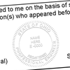 State of Ohio Engineer Embosser Seal Imprint