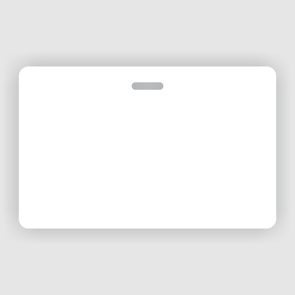 Customizable Horizontal Double Sided ID Badge