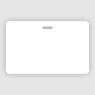 Customizable Horizontal Double Sided ID Badge - alternate view