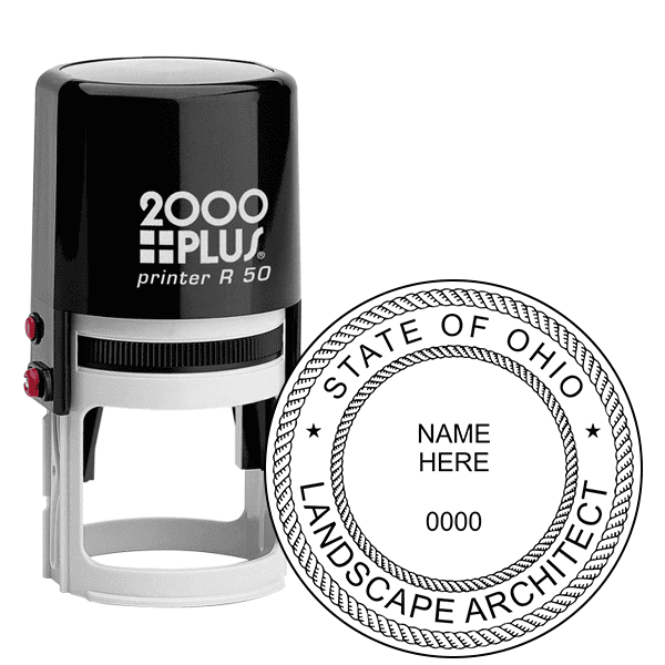 State of Ohio Landscape Architect Seal