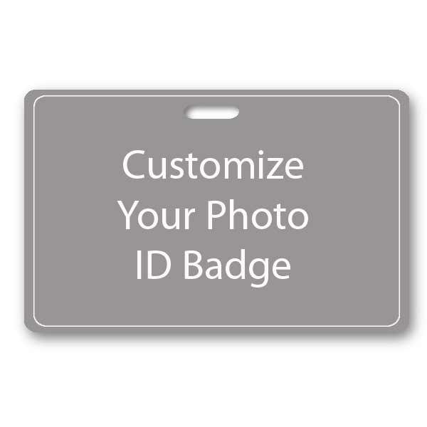 Horizontal Double Sided ID Card