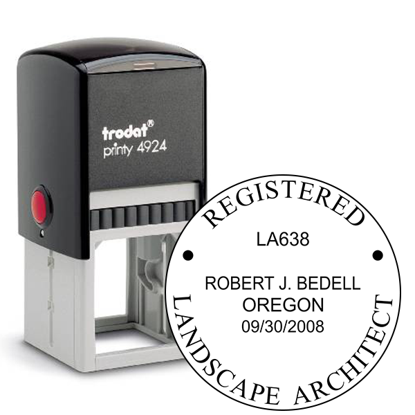 State of Oregon Landscape Architect Seal