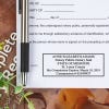 Missouri Notary Rectangle Impression on notary document