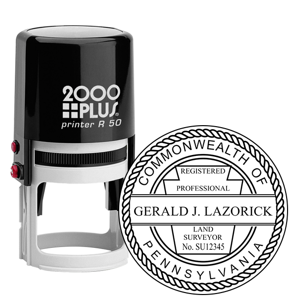 State of Pennsylvania Land Surveyor Seal