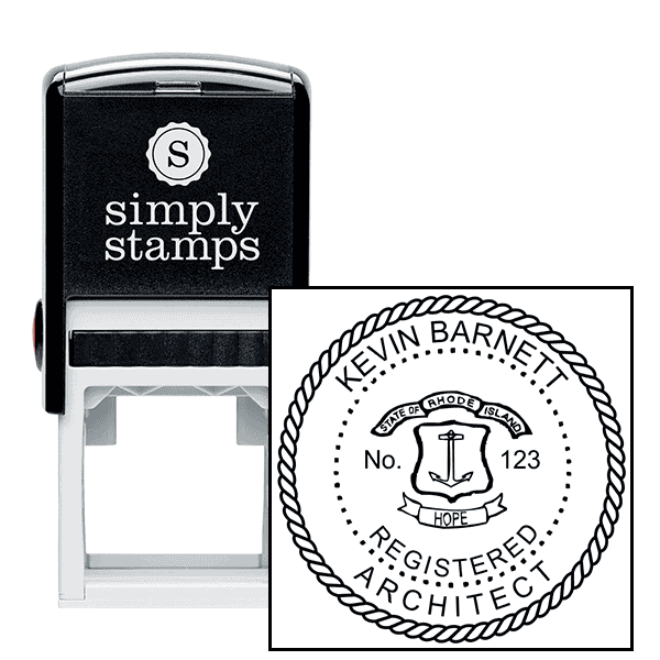 State of Rhode Island Architect Seal
