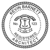 State of Rhode Island Architect Seal Imprint