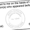 State of South Carolina Engineers Seal (Various Discipline) Seal Imprint