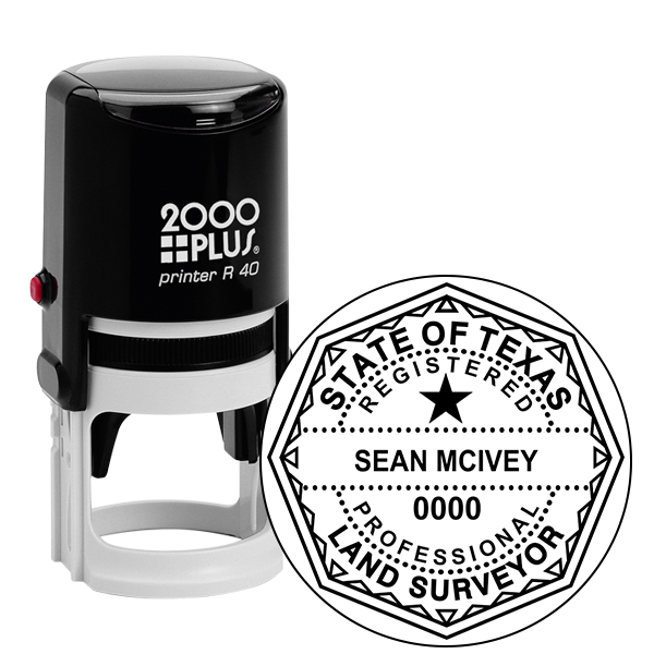 State of Texas Land Surveyor Seal