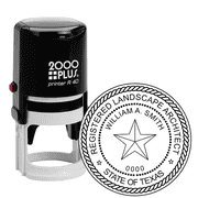 State of Texas Landscape Architect Seal
