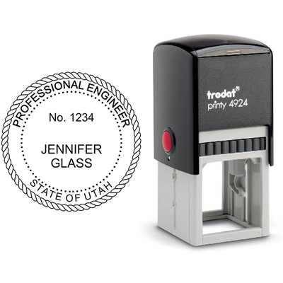 State of Utah Engineer Seal - alternate view