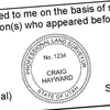 State of Utah Land Surveyor Seal Imprint
