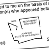 State of Washington Architect Seal Imprint