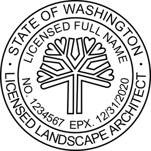 State of Washington Landscape Architect