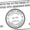 State of West Virginia  Surveyor Seal Imprint