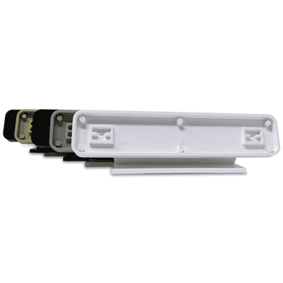Molded Plastic Desk or Wall Name Plate Holder - alternate view