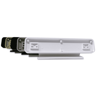 Molded Plastic Desk or Wall Name Plate Holder - alternate view