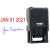 Self-Inking Date and Signature Stamp Body and Design