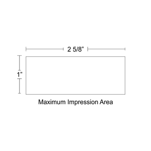 Customizable Trodat Professional 5205 Design Area