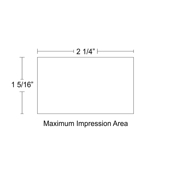 Customizable Trodat Professional 5206 Design area