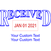 Received Custom Date Stamp Design
