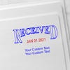 Received Custom Date Stamp on envelope