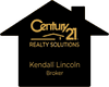 House Shaped Name Tag Black & Gold