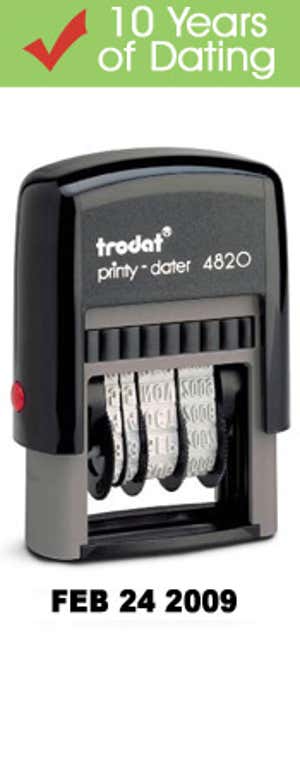 Date-Only Dater Stamp