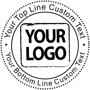 Custom Logo Address Rubber Stamp