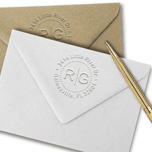 2 Initials Monogram Embosser Body and Design