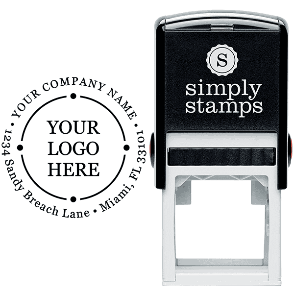 Orbital Round Logo Stamp Body and Design