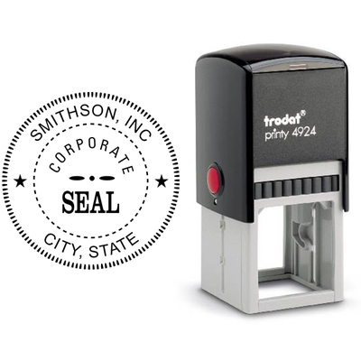 Corporate Seal Stamp - alternate view