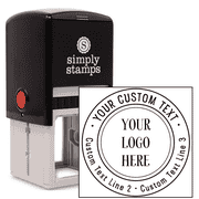 Custom Double Ring Logo Stamp
