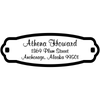 Plaque Styled Custom Address Stamp