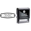 Plaque Styled Custom Address Stamp Body and Design