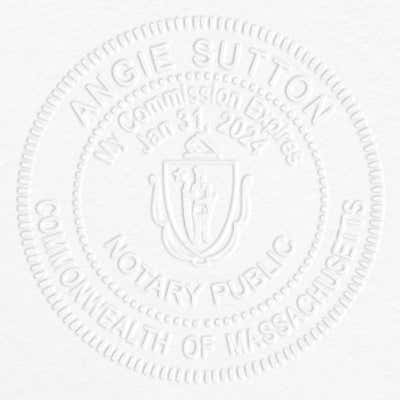Notary Pink Embosser Seal - alternate view